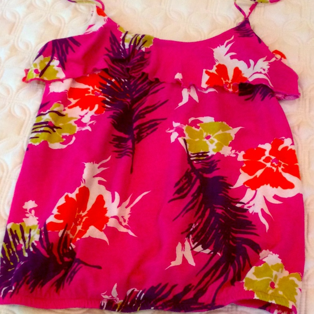 - Old navy tropical tank top size small
